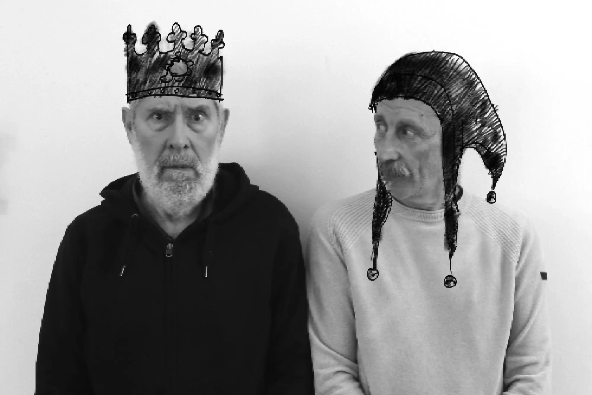 Alessandro Benvenuti e Roberto Abbiati in anteprima a Inequilibrio con “Re Lear e il suo buffone” image